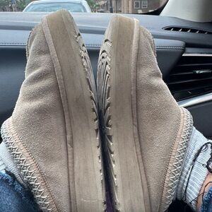 UGG Tan Suede Slip-On Shoes